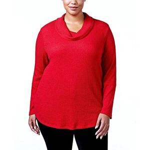 NWT Style & co red cowl neck sweater size 3x.
